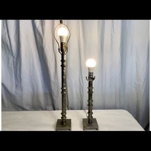 Distressed Metal Lamps (2)